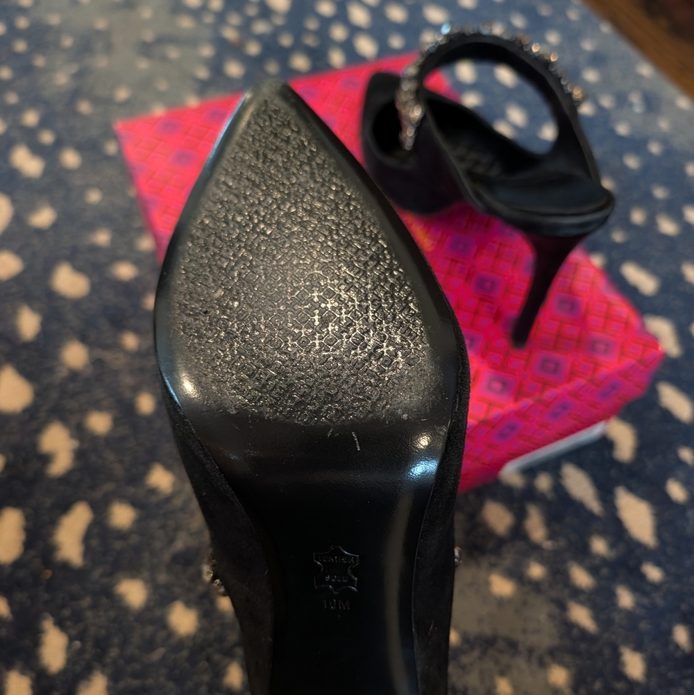 TORY BURCH Rhinestone Heels NIB - Picture 5 of 5